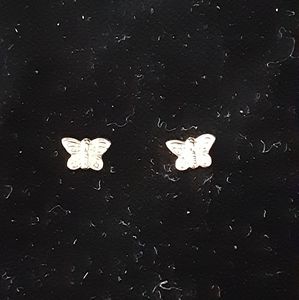 Butterfly earrings - 14K gold